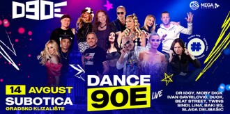 „Dance 90-tih“ - najveći letnji muzički spektakl u Subotici