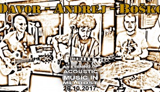 Akustična svirka: Andrej, Davor, Boško