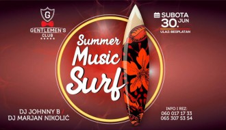 Summer music surf