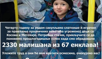 Хуманитарна журка за децу са Космета
