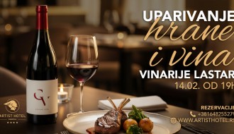 Uparivanje hrane i vina vinarije Lastar