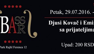 Djusi Kovač i Emir Hot sa prijateljima