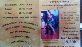 Časovi Latino američkih i standardnih plesova