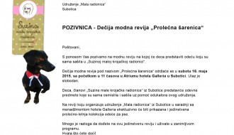 Dečija modna revija "Prolećna šarenica"