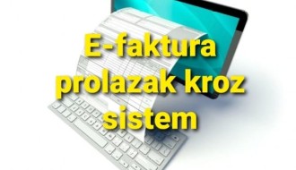 E-fakture prolaze kroz sistem (koraci)