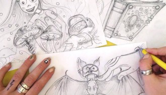 Neobična zanimanja: Aleksandra Jevtović, ilustratorka (predavanje i izložba)