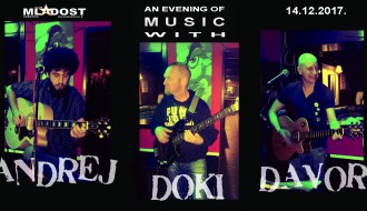 Akustična svirka: Andrej, Davor, Doki
