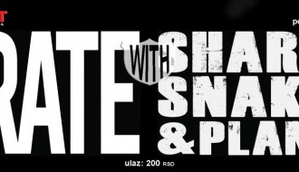 OTKAZANO: Grate with Sharks snakes & planes