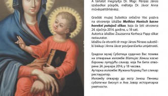 Izložba: Matijas Haniš kasno barokni putujući slikar