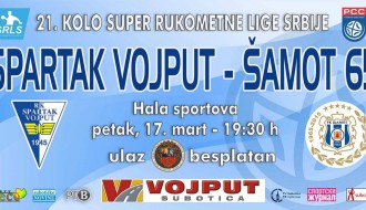Rukomet: Spartak Vojput - Šomot 65