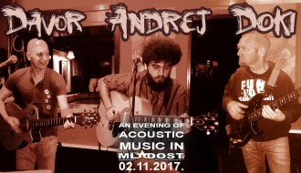 Akustična svirka: Andrej, Davor, Doki