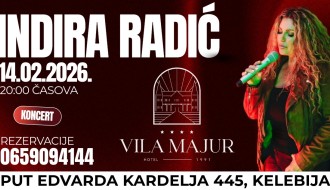 Indira Radić u Vili Majur za dan zaljubljenih