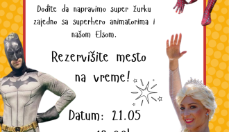 Druženje sa omiljenim super junacima!