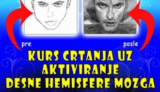 Četvorodnevni kurs crtanja upotrebom desne hemisfere mozga