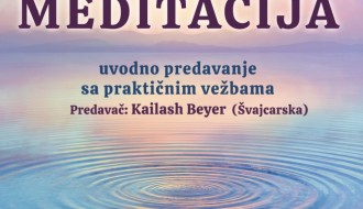 OTKAZANO Predavanje na temu meditacija