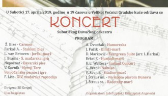 Koncert subotičkog Duvačkog orkestra