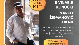 Marko Žigmanović sa bendom u vinariji Klinocki