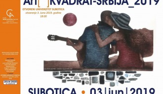 Izložba slika: Art kvadrat - Srbija 2019