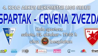 Rukomet: RK Spartak - RK Crvena Zvezda