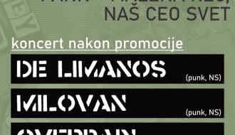 Promocija knjige "Punk - malena reč, naš ceo svet" + Milovan, De Limanos & Overpain