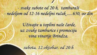 Promocija vinarije Brindza uz tamburaše