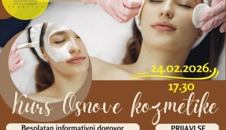 Besplatan prvi susret - Kurs osnove kozmetike