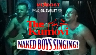 The KUMOVI  / naked boys singing /