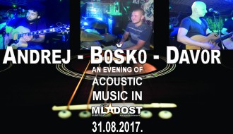 Akustična svirka: Andrej, Davor, Boško