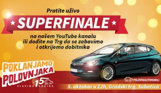 Superfinale nagradnog konkursa "Polovnjaci poklanjaju polovnjaka" u subotu na Gradskom trgu