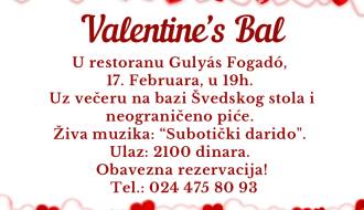 Dan zaljubljenih u Guljaš Fogado