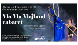 Predstave "Vla vla vlajland kabare" u izvođenju Ecije Ojdanić
