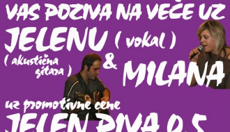 Akustičarsko veče uz Jelenu i Milana