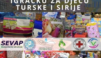 Prikupljanje igračaka za decu bez roditelja iz Turske i Sirije