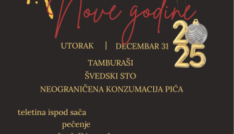 Doček Nove godine u čardi Kapetanski rit