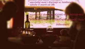 8. mart uz tamburaški ansambl "Ruže"