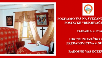 Otvaranje muzejske postavke: Bunjevačka soba