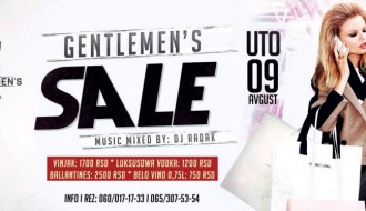 Gentlemen's sale