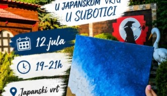 Radionica slikanja u Japanskom vrtu u Subotici