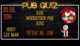 XXII Woodstock Pub kviz / host: LeeMan