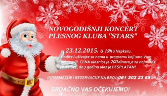 Novogodišnji koncert plesnog kluba Stars
