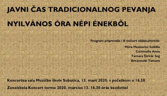 Javni čas tradicionalnog pevanja