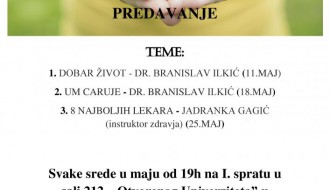 Predavanje: Osam najboljih lekara