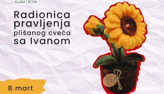 Radionica pravljenja plišanog cveća sa Ivanom