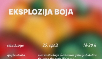 Samostalna izložba slika Maje Kovač ,, Eksplozija boja''