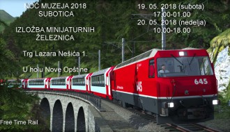 Noć muzeja - Izložba maketne železnice Free Time Rail