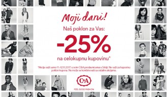 25% popust u C&A na SVE