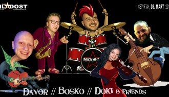 Akustična svirka: Davor, Boško, Doki i prijatelji