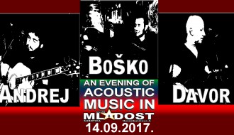 Akustična svirka: Andrej, Davor, Boško