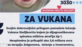 Tamburaši za bolesnu decu - akcija za Vukana
