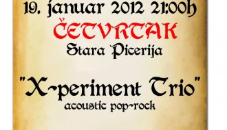 X-PERIMENT TRIO - Akustična svirka